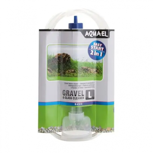 Aquael Gravel  Glass Cleaner L Dip Sifon ve Cam Temizleyici 330mm