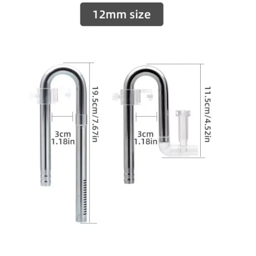 AQUAPRO Mini Pro 12/16mm Paslanmaz Çelik Dış Filtre Emiş / Basış Seti