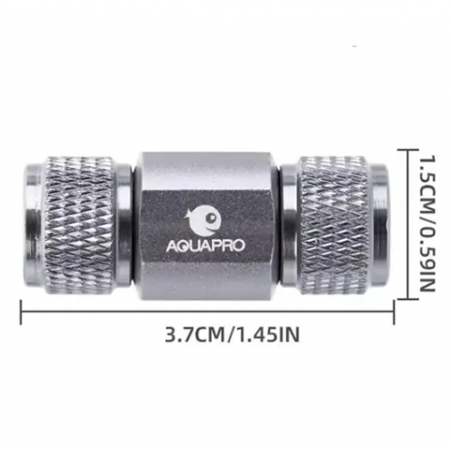 Aquapro Alüminyum Metal Akvaryum Co2 Check Valve 4/6mm