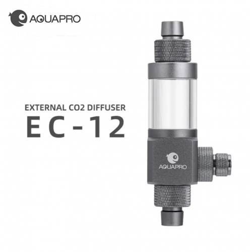 AQUAPRO External Inline CO₂ Karbondioksit Diffuser (12/16mm) Hortum Arası Difüzör