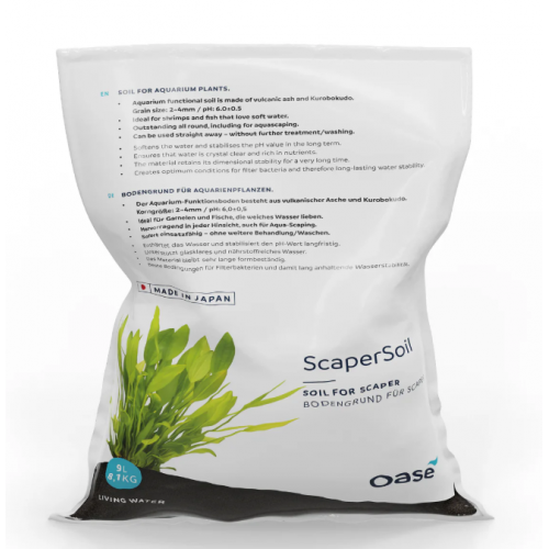 OASE ScaperLine Soil 9lt Black Aktif Toprak