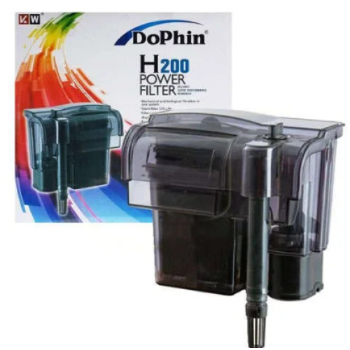 Dophin H200 Askılı Şelale Filtre 4W – 250 L/S Akvaryum Filtre