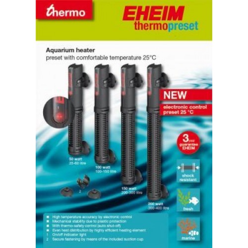 Eheim Thermopreset 100 Watt Akvaryum Isıtıcısı