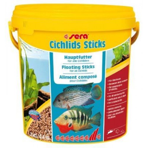 Sera Cichlids Sticks Balık Yemi 10 Lt / 2000 Gr.