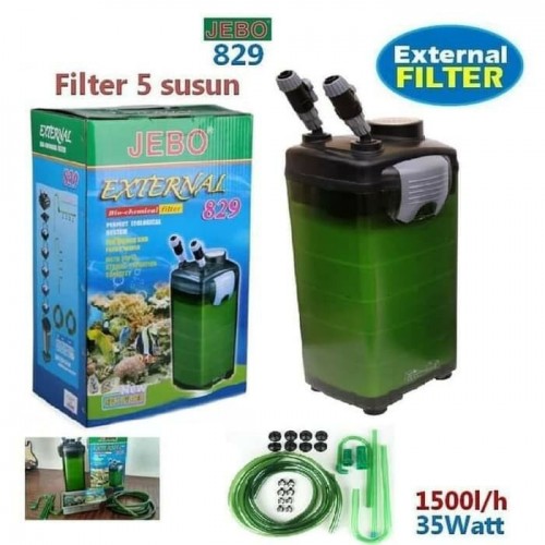 Jebo 829 Akvaryum Dış Filtre 1500 Lt. Dolu