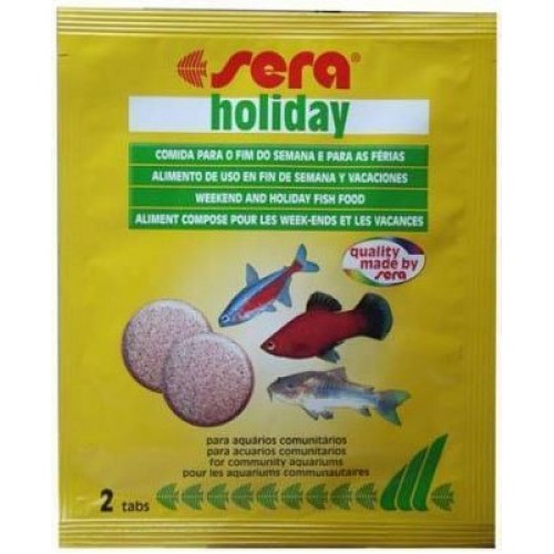 Sera Holiday Tablet Balık Tatil Yemi 2 Tablet