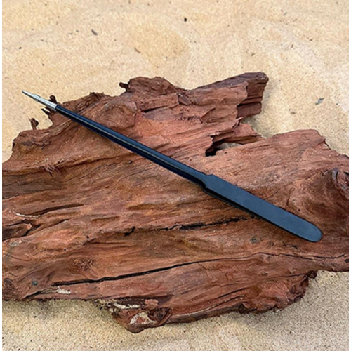 Karbon Kaplama Düz Uçlu Bitki Maşası(Cımbız) - 25cm
