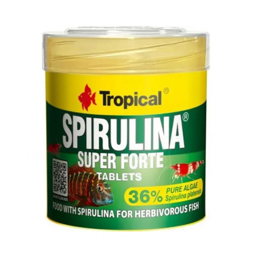 Tropical Spirulina Super Forte Tablet 36gr – Spirulina Pul Yem