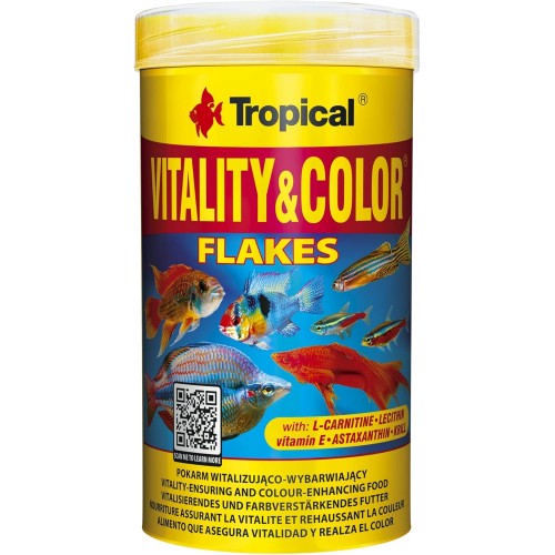 Tropical Vitality & Color Flakes 50gr – Renk Canlandırıcı Yem