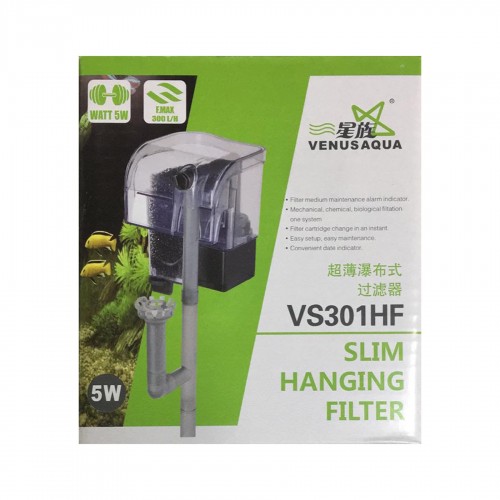 Venusaqua VS301HF Şelale Filtre 300 L/H Güçlü Temizlik